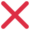 ❌